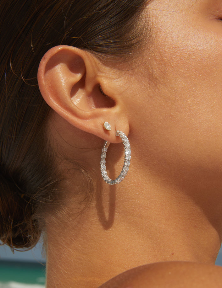 Luxury Lab Grown Diamond Hoops