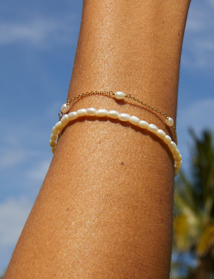 Organic Pearl Bracelet