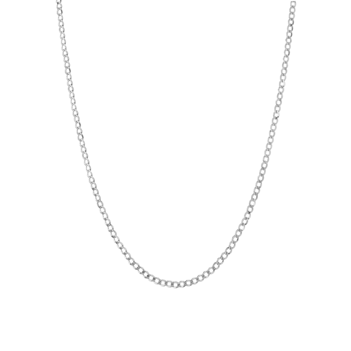 Medium Gold Curb Chain Necklace