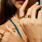 Mini Stackable Wave Ring