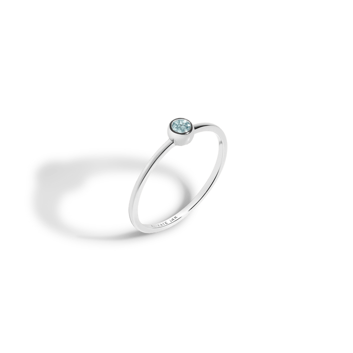 Birthstone Solitaire Ring