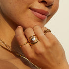 Mini Stackable Wave Ring