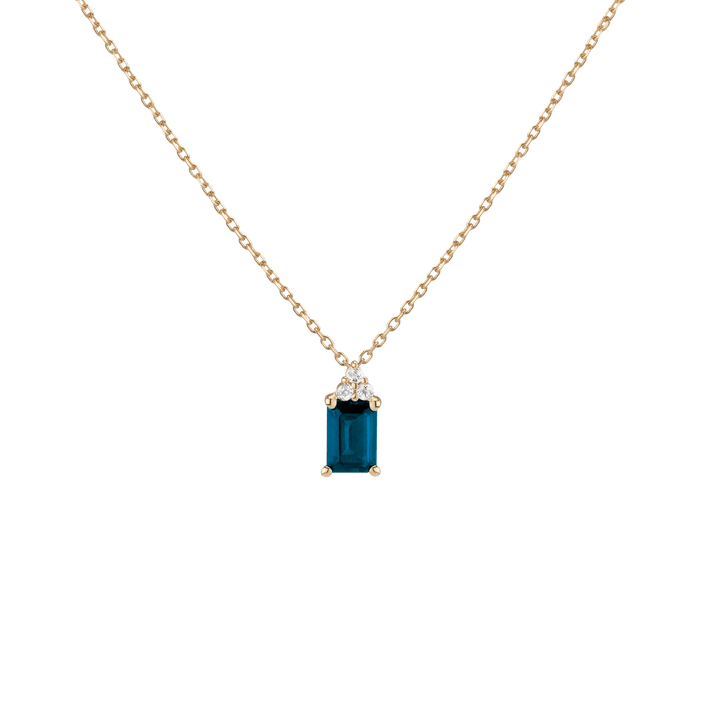 Vintage Emerald Cut Necklace