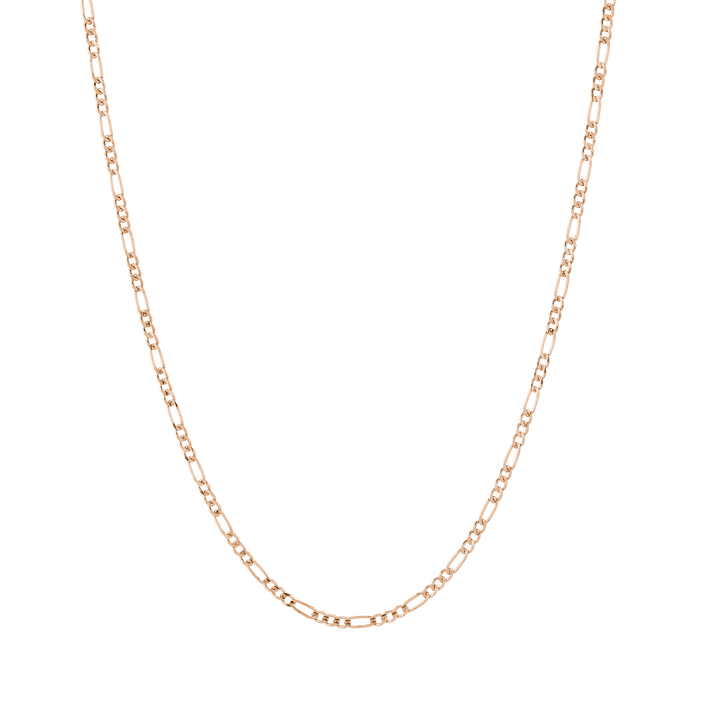 Medium Gold Figaro Chain Necklace