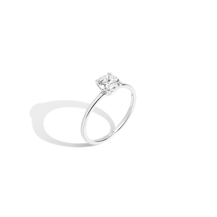 Round Solitaire Diamond Ring