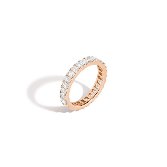 Emerald Diamond Eternity Ring