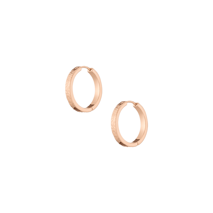 AURATE X MACENNA: Rose Garden Hoop Earrings