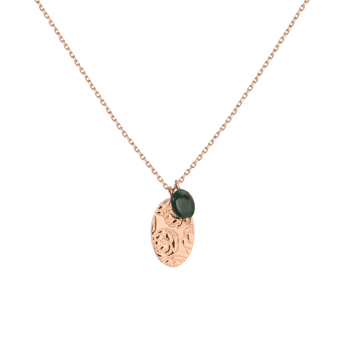 AURATE X MACENNA: Rose Garden Pendant Necklace