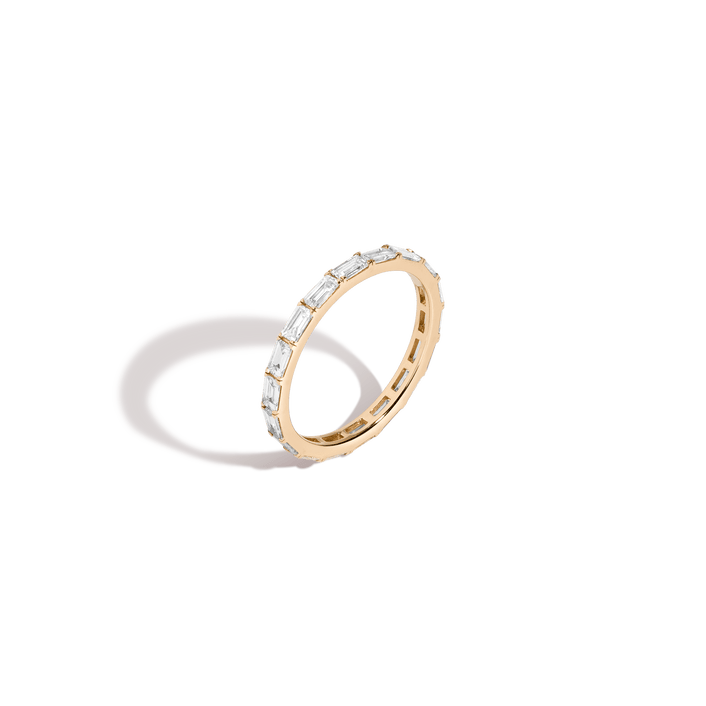 Horizontal Baguette Diamond Eternity Ring