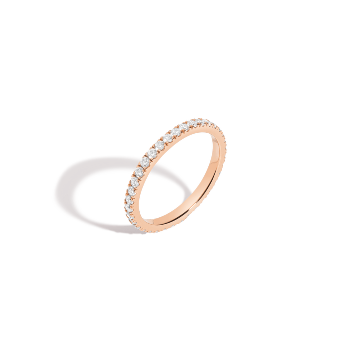 Pavé Lab Grown Diamond Eternity Ring