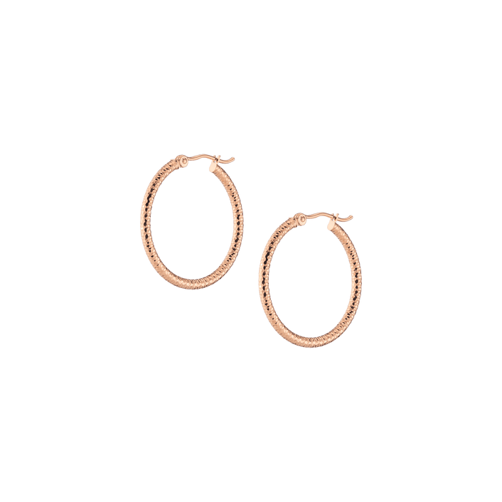 Textured Hoop Earrings