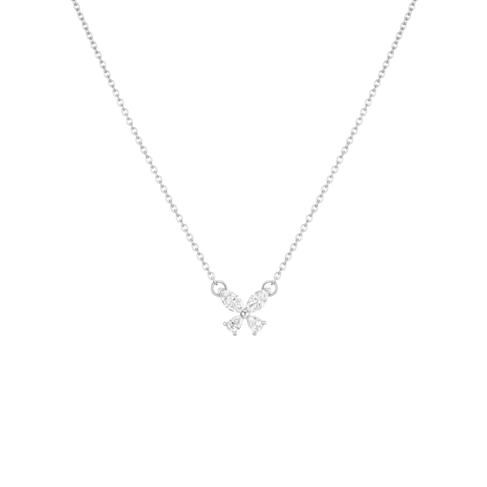 Lab Grown Diamond Butterfly Necklace