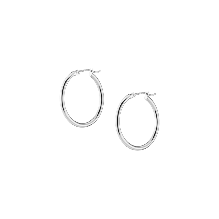 Gold Hoop Earrings - 2mm