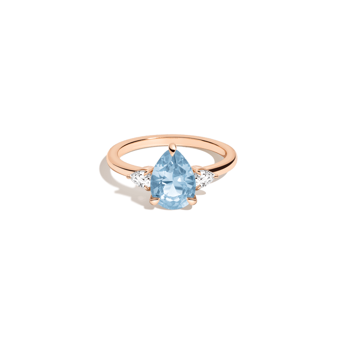 Pear Gemstone Cocktail Ring