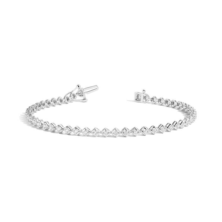 Petite Lab Grown Diamond Tennis Bracelet