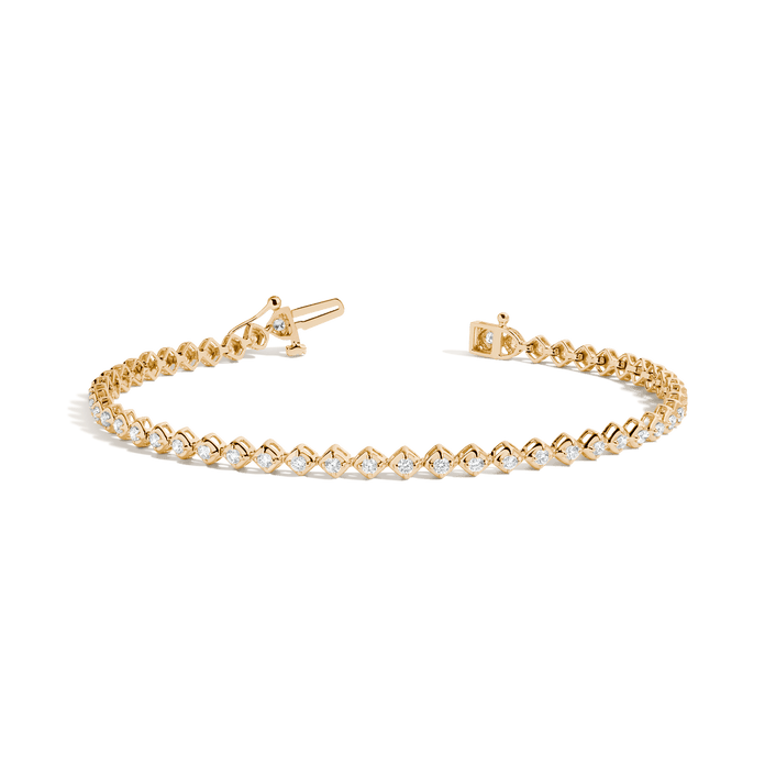 Petite Lab Grown Diamond Tennis Bracelet