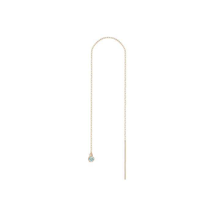 Birthstone Ear Chain Threader