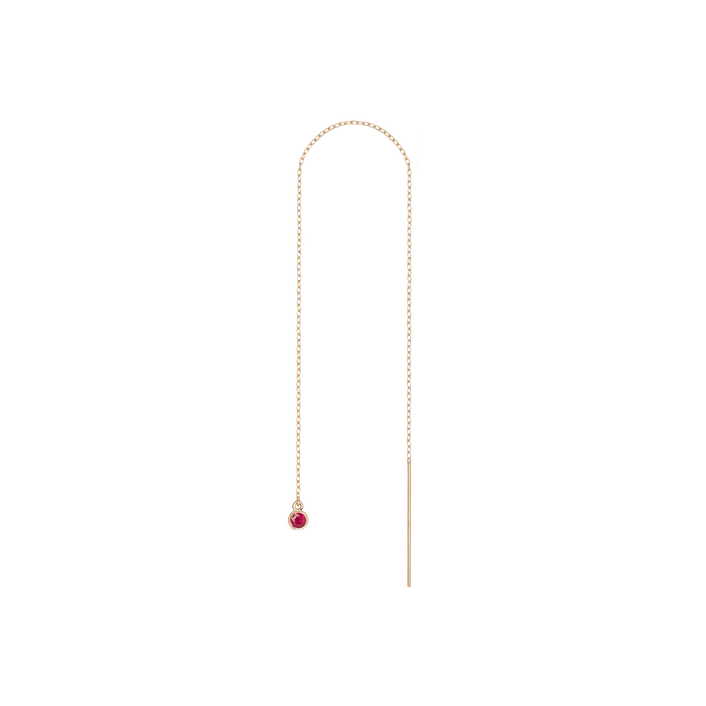 Birthstone Ear Chain Threader