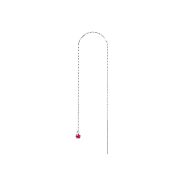 Birthstone Ear Chain Threader