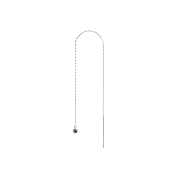 Birthstone Ear Chain Threader