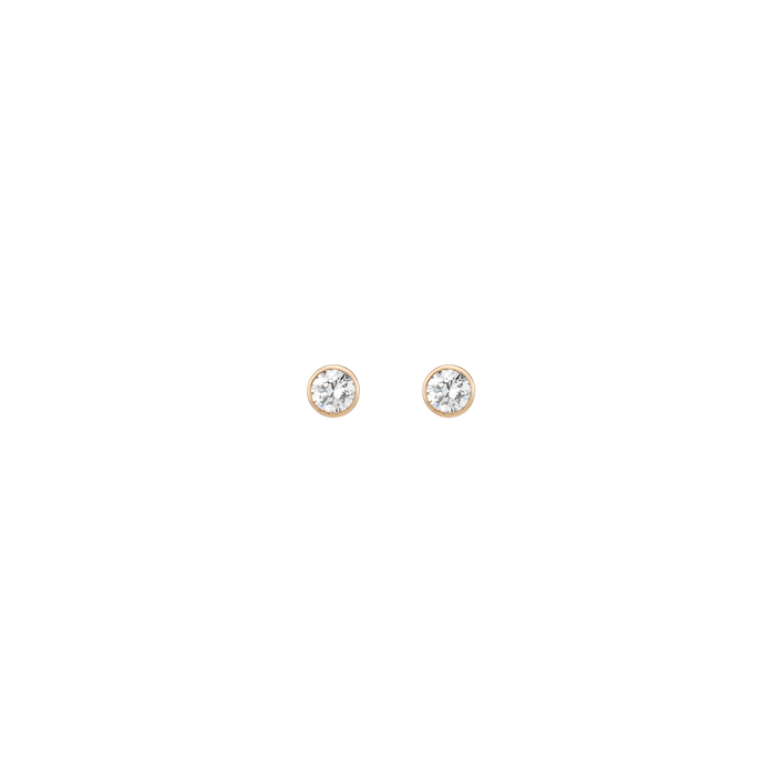 XXL Diamond Bezel Studs