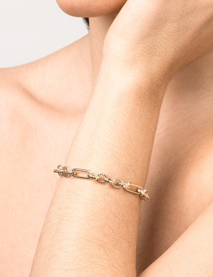 Bold Infinity Chain Link Bracelet