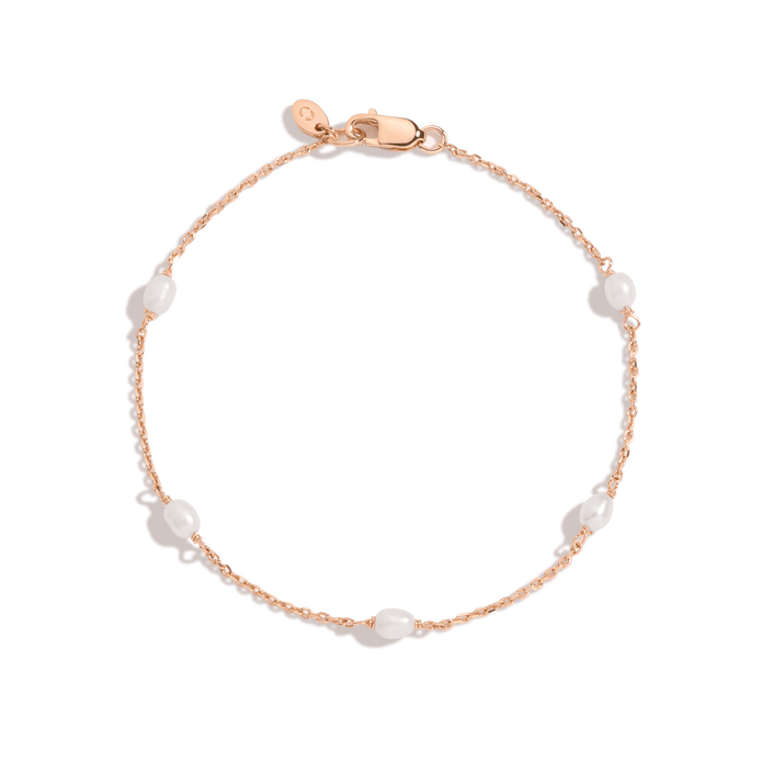 Organic Pearl Station Bracelet