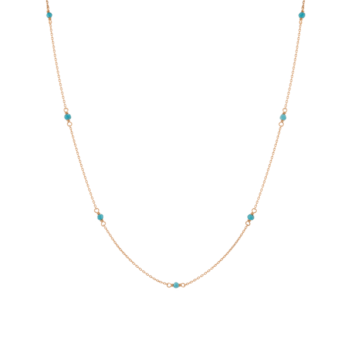 Endless Gemstone Station Necklace