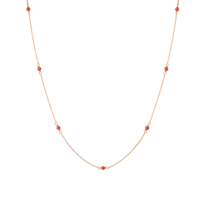 Endless Gemstone Station Necklace