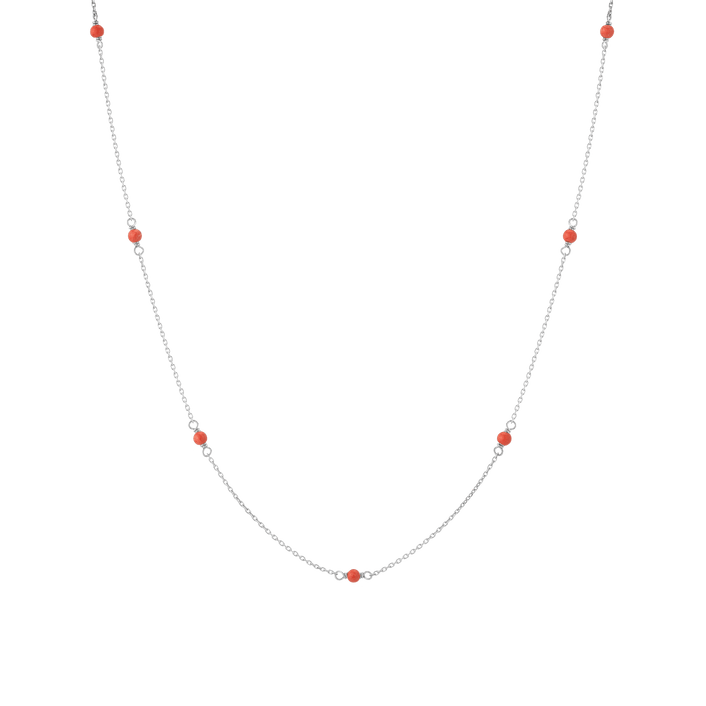 Endless Gemstone Station Necklace