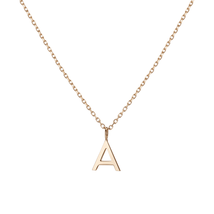 Classic Gold Letter Necklace